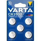 Varta CR2032 knappcell Batteri Lithium 3V 5-Blister