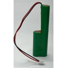 Batteri till Nödbelysning, Utrymningsarmaturer 2xC 2,4V 2000mAh NiCd med 15cm kabel