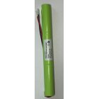 Batteri till Nödbelysning, Utrymningsarmaturer 5xSC 6V 1600mAh NiCd med 15cm kabel