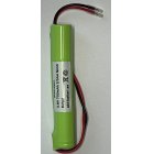 Batteri till Nödbelysning, Utrymningsarmaturer 8xSC 9,6V 1600mAh NiCd med 15cm kabel