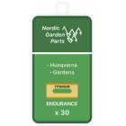 NGP Titanbelagd Endurance Rostfri Stålkniv 0.75mm för Husqvarna & Gardena 30st.(61-066) NGP Titanbelagd Endurance Rostfri Stålkniv 0.75mm för Husqvarna & Gardena 30st.(61-066)