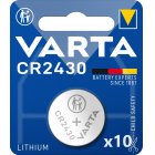 Varta CR2430 knappcell Batteri Lithium 3V 1 Blister x 10 (10 batterier)