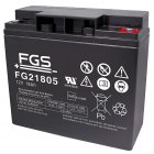 Batteri till Segelflygplan FGS FG21805 blybatteri 12V 18Ah