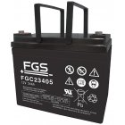 Batteri till Solar, Solfngare, Solceller FGS FGC23405 Cyklisk blybatteri 12V 34Ah