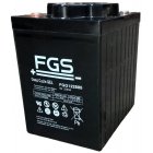 Batteri till Solar, Solfngare, Solceller FGS FGG122505 Cyklisk Gel blybatteri 6V 225Ah