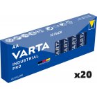 Batteri till Låssystem Varta Industrial Pro Alkaline LR6 AA 10/ x 20 (200 batterier) 4006211111